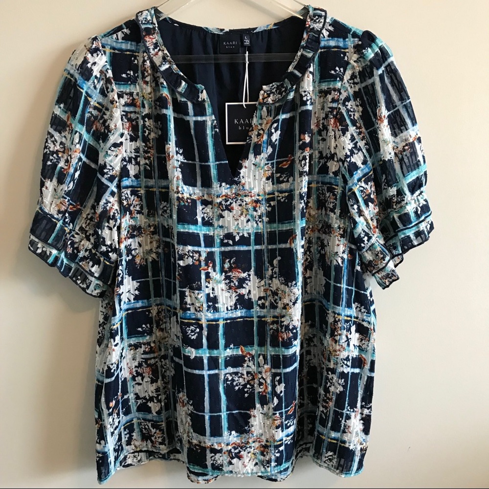 Kaari Blue Women's Top (NWT)